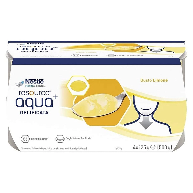 Resource Aqua Acqua Gelificata+Lemon Cup 6 4 X125 G