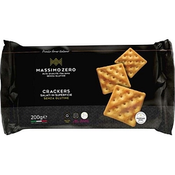 Massimo zero crackers salati in superficie 200 g
