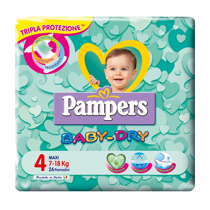 Pampers Baby Dry Maxi Pb 26 Pezzi