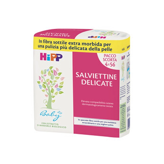 Hipp Salviettine Delicate Multipack 4 X56 Pezzi