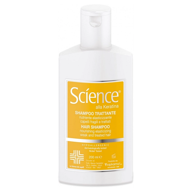 Science Shampoo Ristrutturante Elasticizzante Alla Keratina 200 Ml
