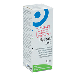 Hyabak 0,15% soluzione oftalmica 10 ml