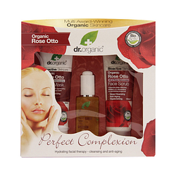 Dr organic rose rosa perfect complexion gift pack