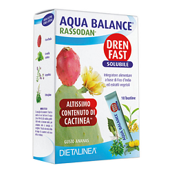 Aqua balance rassodan dren forte gusto pesca 500 ml dietalinea+aqualoss