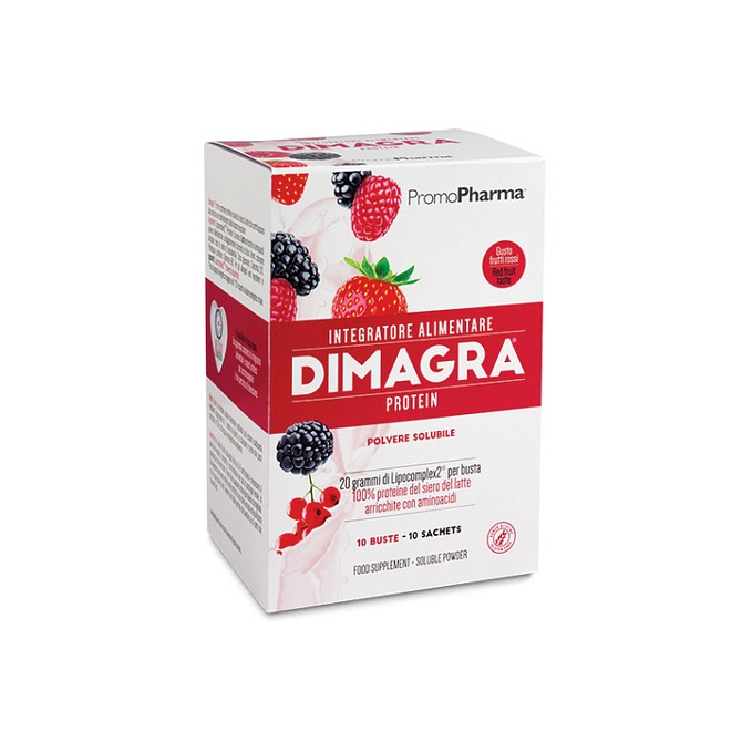 Dimagra Protein Red Fruit 10 Buste