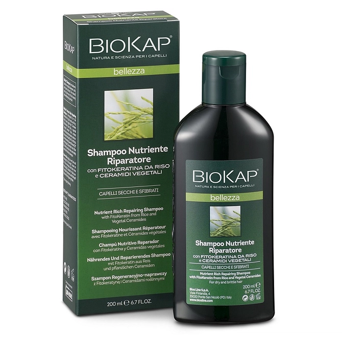 Biokap Bellezza Shampoo Nutriente/Riparatore 200 Ml Biosline