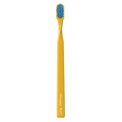 Clinodent pop giallo spazzolino da denti medio