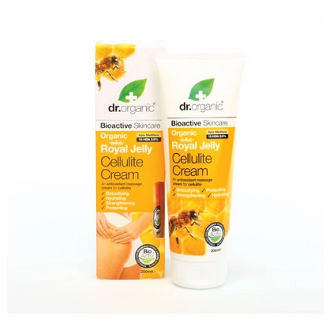 Dr Organic Royal Jelly Pappa Reale Cellulite Cream Crema Anticellulite 200 Ml