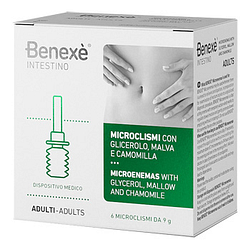 Benexe' microclismi adulti 6 pezzi x 9 g farmacia