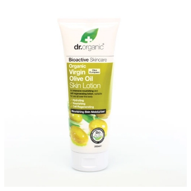 Dr Organic Virgin Olive Oil Olio Di Oliva Skin Lotion Lozione Corpo 200 Ml