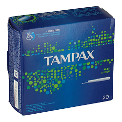 Tampax blue box super 20 pezzi