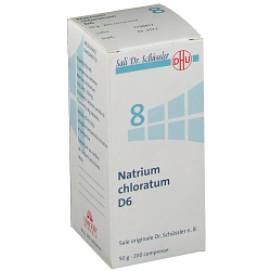 Natrium chloratum 8 schuss 6 dh 50 g