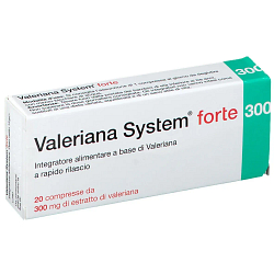 Valeriana system forte 20 compresse