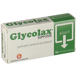 Glycolax 18 supposte glicerolo 2500 mg