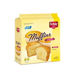 Schar muffins senza lattosio 4 porzioni da 65 g