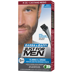 Just for men barba & baffi m35 castano medio 51 g