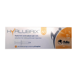 Siringa intra articolare hyalubrix 60 acido ialuronico 1,5%60 mg 4 ml