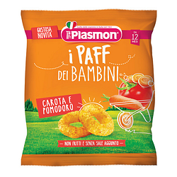 Plasmon dry snack paff carota pomodoro 15 g