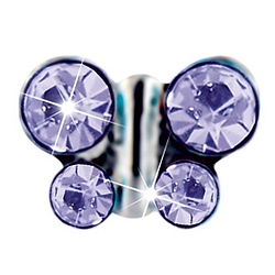 Farfalla 6 mm viola