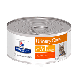 Prescription diet feline urinary care c/d multicare chicken&vegetables 156 g