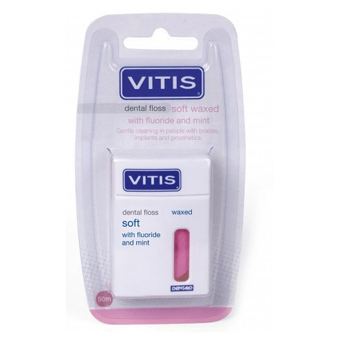 Vitis Dental Floss Soft Fluor & Mint