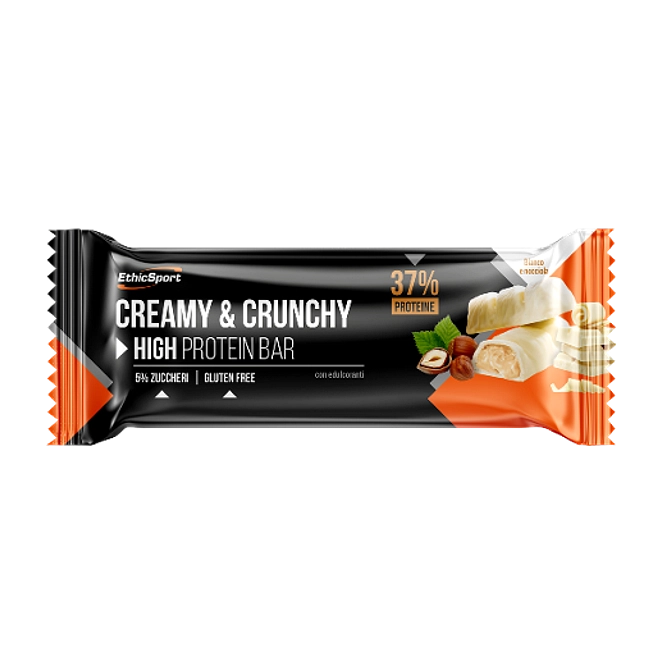 Creamy&Crunchy Barretta Proteica Bianco/Nocciola 30 G