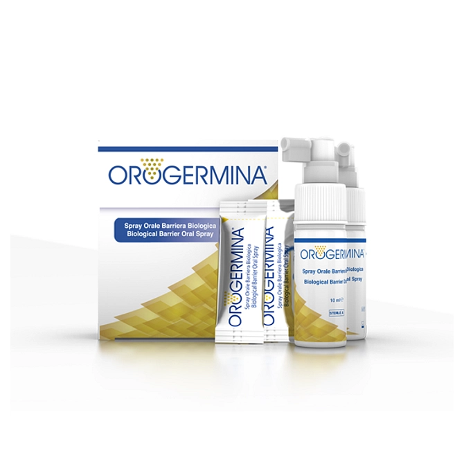 Orogermina Spray Orale Confezione Contenente 2 Flaconi Da 10 Ml + 2 Bustine 1,15 G Di Liofilizzato + 2 Nebulizzatori Orali