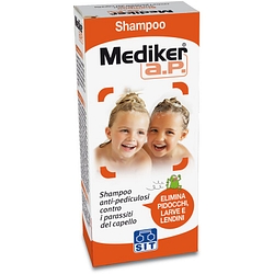 Shampoo antiparassitario antipediculosi mediker 100 ml