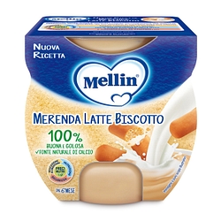 Mellin merenda latte biscotto 2 x 100 g