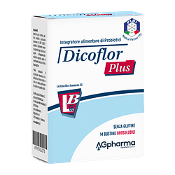 Dicoflor plus 14 bustine orosolubili da 1 g neutro