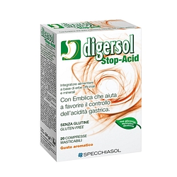 Digersol stop acid 20 compresse