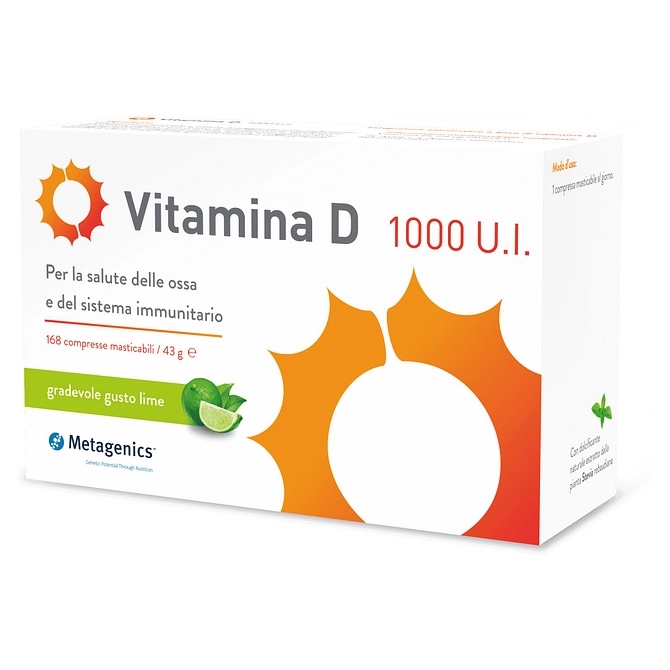 Vitamina D 1000 Ui 168 Compresse Masticabili