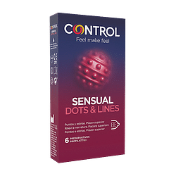Control sensual dots&lines 6 pezzi