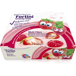 Fortini creamy fruit multi fibre frutti rossi 4 x100 g