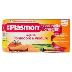 Plasmon sughetto pomodoro e verdure 80 g x 2 pezzi