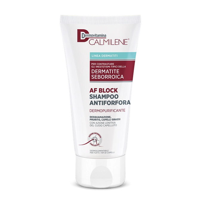 Dermovitamina Calmilene Af Block Shampoo Antiforfora Dermopurificante Dermatite Seborroica 200 Ml